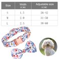 thumbnail image 2 of Collar para perro con lazo y flores, el collar para perro de niña es adecuado para perros grandes y pequeños., 2 of 5