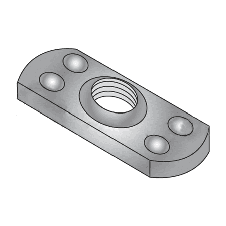 

1/2-20 Multi-Projection Tab Weld Nuts / Steel / Plain (Quantity: 1 000 pcs)