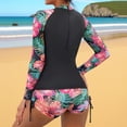 thumbnail image 4 of QNANSPI Swimsuit Sets for Women, Womens Swimsuits 2 piece, Womens Active Swim Long Sleeve Fast Dry Surf Swimsuit 2 Piece Set, 4 of 4