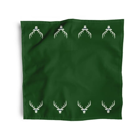 

Simply Daisy 18 x 18 Green Cool Dude Holiday Reindeer Napkins Set of 4