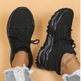 thumbnail image 5 of KAQ Sneakers for Women Work Tennis Shoes Fashion Soft Lightweight Mesh Breathable Non Slip Lace-UP Walking Shopping Shoes, 5 of 8