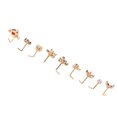 thumbnail image 4 of Ensemble de Bijoux pour Perçage de Nez, 9 Pcs Clous de Nez Ensemble de Bagues de Nez Design Révolutionnaire, 4 of 8