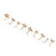 thumbnail image 5 of Juego De Anillos Para La Nariz, Uso Cómodo, Decoración De Circonio, Piercing Para La Nariz, Acero Inoxidable Dorado En Forma De L Para Uso Diario, 5 of 7