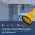 thumbnail image 2 of ACDANC 7504400 Powerful Home Sink Works on Showers,Tubs Types,Clear Drains Fast with Minimal Effort,Small-7.5",Yellow Mini Plunger, 2 of 4