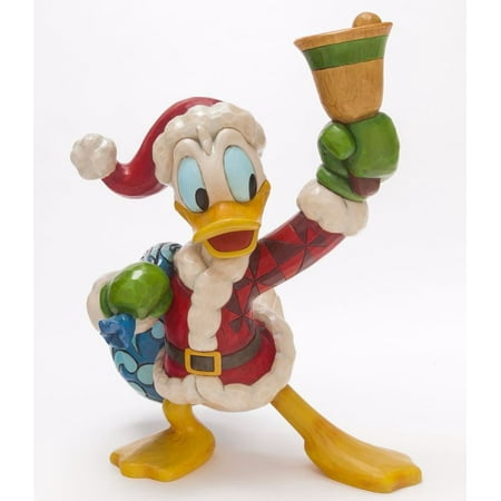Jim Shore Donald Duck - Jim Shore Disney Ring in the Holidays Donald Duck Christmas Large Figurine New