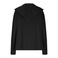 thumbnail image 4 of SHTXOZHI Veste Athlétique Légère pour Femmes Protection Solaire Fermeture Éclair Complète Manches Longues Chandails à Capuchon Randonnée Extérieur, 4 of 7