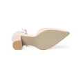 thumbnail image 5 of BLISSFUL STEP Women's High Block Heels Pointed Toe Ankle Strap Dress Shoes​ Pink 10, 5 of 8