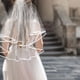 thumbnail image 4 of KAKOWELY 1 juego de tiara de boda con corona de diamantes de imitación, diadema brillante, tiara de novia con diamantes de imitación y velo, 4 of 5