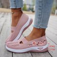 thumbnail image 2 of Orthopedic Shoes for Women Wide Width Comfortable Lightweight Slip on Sneakers Non Slip Arch Support 2026 Walking Shoes Pink Size 8, 2 of 5