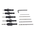 thumbnail image 1 of ANGGREK Ensemble de Perceuse pour Évier, 11 Pcs Ensemble de Perceuse pour Évier Outils de Menuiserie Changement Rapide Chamfer Outils de Forage Réglables, Outils de Menuiserie, 1 of 8