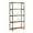 Brown, variant on Benjara Rustically designed Bookcase With 4 Open Shelves-Color:Brown