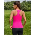 thumbnail image 2 of ANFERRY Women's Sweetheart Neck Workout Tank Tops Fitted Ribbed Seamless Racerback Athletic Camisoles with Built in Bra, 2 of 8