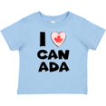 thumbnail image 3 of Inktastic I Love Canada Heart with Maple Leaf Boys or Girls Baby T-Shirt, 3 of 5