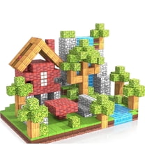 Magnetic Blocks Forest-Themed Sensory Toy 50 Pieces 2.3cm Lingyou