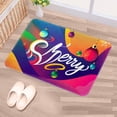 thumbnail image 5 of Christmas Polyester Non-Slip Machine Washable Door Rug Game Mat Door Mats, 5 of 6
