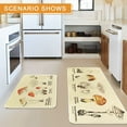 thumbnail image 5 of Mushroom Kitchen Mat Set of 2,Vintage Farmhouse Kitchen Rugs and Mats Non Skid Washable,Rustic Kitchen Runner Rugs with Rubber Backing,Farmhouse Kitchen Decor, 5 of 6