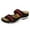 Black, variant on JeashCHAT Womens Sandals Open Toe Two Band Slip On Platform Wedge Slide Sandals Casual Summer Sandals Slippers Comfortable Dress Walking Shoes