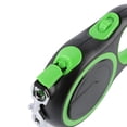 thumbnail image 3 of SOGA Comfort Retractable Tiny Dog or Cat Leash, 16 Ft, For pets up to 0-20 Lbs - Green, 3 of 8