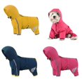 thumbnail image 2 of Pet Raincoats Waterproof Dog Raincoats Outdoor Activity Dog Rain Jackets Small Medium Puppy Reflective Windproof Clothes 3zz, 2 of 5