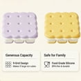 thumbnail image 5 of Tong Silicone Tray With Lid Shaped 9 Grid For DIY Fruit Ice Cubes Easy Demold Compact Design, 5 of 5