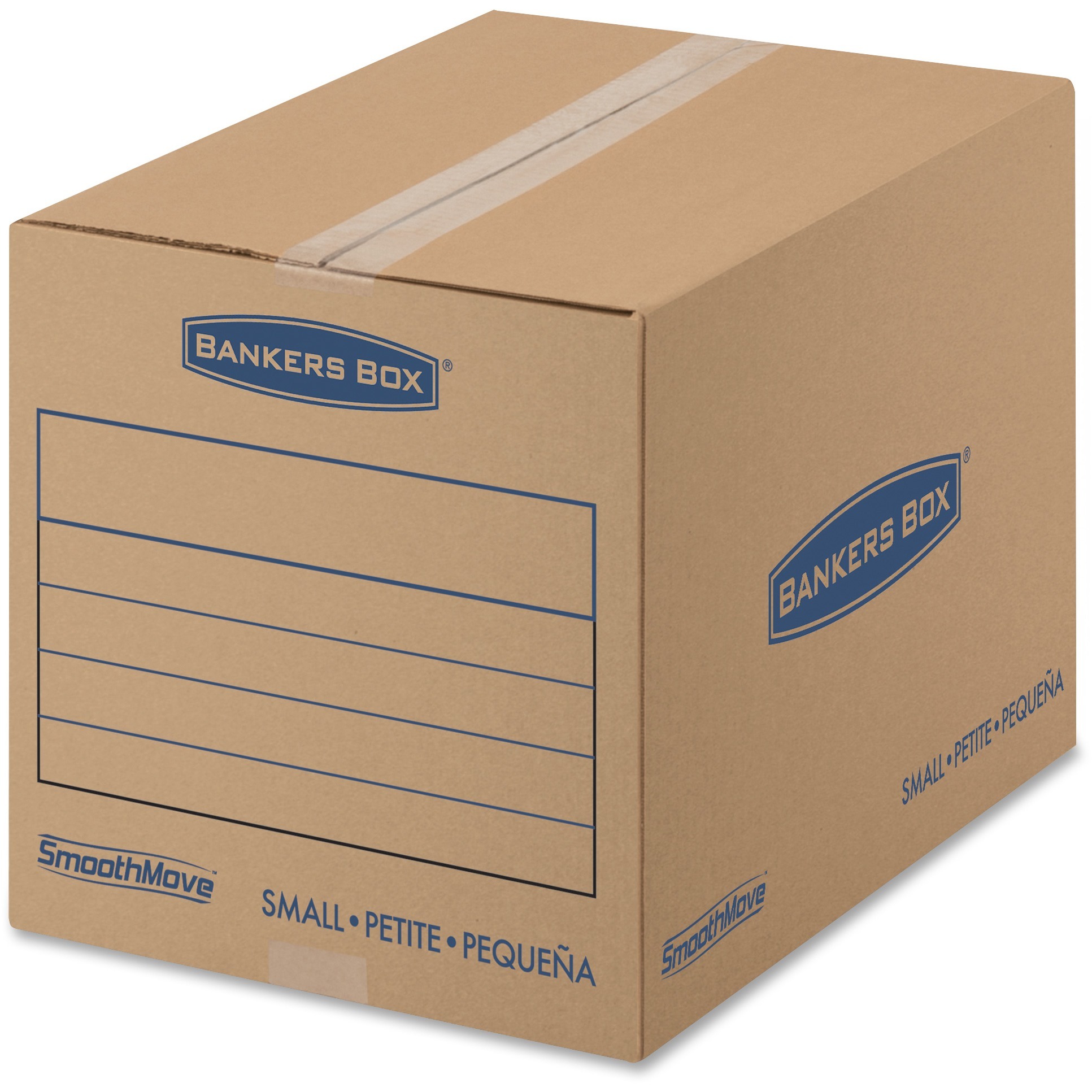 Fellowes, FEL7713801, SmooveMove Small Basic Moving Boxes, 25 / Carton