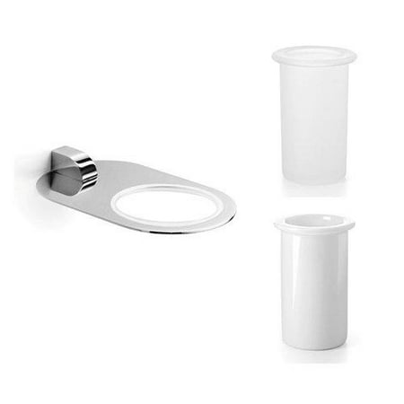 Ws Bath Collections 5530 55003 Toothbrush Holder Muci Accessory Wall Ws Bath Collections 5530 55003 Toothbrush Holder Muci Accessory Wall Mounted Polished Chrome Ceramic