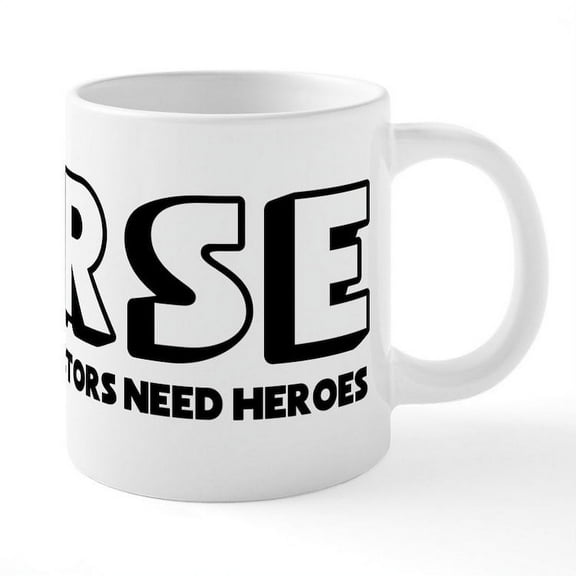 CafePress - Nurse Because Even Doctors - 20 Oz White Ceramic Mega Mug