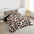 thumbnail image 3 of Manfei Abstract Cheetah Print 2pcs Bedding Comforter Set for Boys Girls,Wildlife Print Twin Comforter Sets,Gradient Ombre Breathable Bedding Set,Lightweight Room Decor,Reversible, 3 of 8