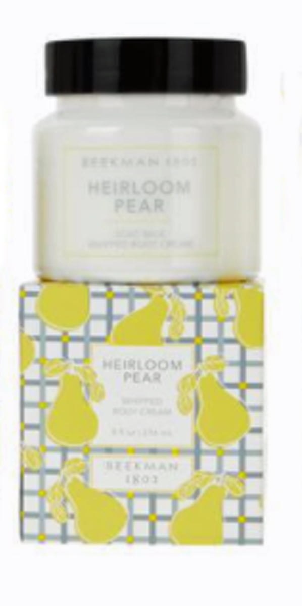 Beekman 1802 Pure Goat Milk Whipped Body Cream 8 oz Heirloom Pear