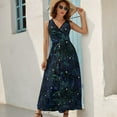 thumbnail image 7 of Raven pattern Sleeveless Dress summer women's dress dress women summer, 7 of 7