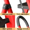 thumbnail image 4 of WOWDVOV Red 5-Step Ladder, 440lbs Portable Folding Ladders for Home, with Handrails and Tool Tray - Durable Home Decoration Item, 4 of 6