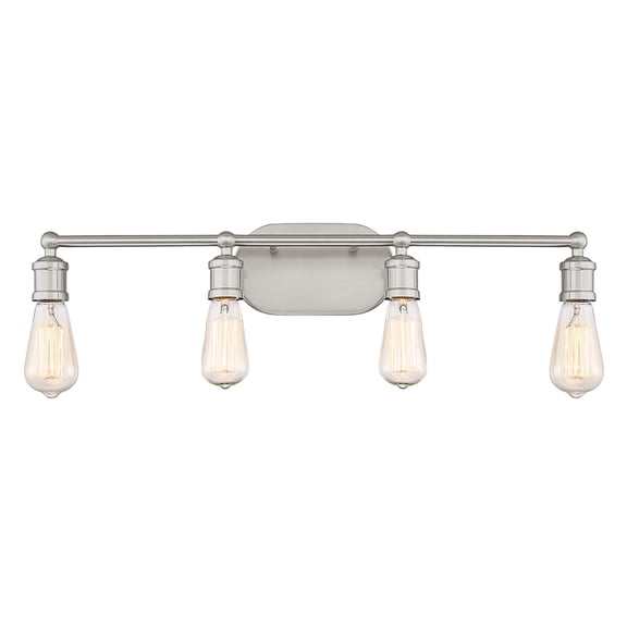 Meridian M80013BN 4-Light Bathroom Vanity Light in Brushed Nickel