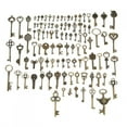 thumbnail image 1 of Colgantes de bronce para decoración de llaves, de estilo vintage, para cuadernos, ropa, etc. (100 estilos), 1 of 10