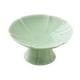 thumbnail image 4 of Soporte de postre de cerámica, frutero con base, elegante plato para aperitivos, mini soporte para tartas, mesa de postres, decoraciones para fiestas Verde claro, 4 of 8