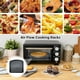 thumbnail image 4 of Bandeja de cocina para freidora de aire, suministros para el hogar, rejilla extraíble de acero al carbono, malla extraíble resistente al desgaste, color negro, 2 uds., 4 of 5
