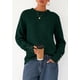 thumbnail image 2 of Suéter PRETTYGARDEN 2025 con Botones Cuello Redondo Verde Oscuro S, 2 of 8