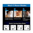 thumbnail image 3 of 24pcs Blades Refills, Manual Mach 3 Blades Refills For Mach 3 Mens Blade Refills, 3 of 5