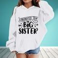 thumbnail image 2 of MUXiin Big Sister Matching Outfits Baby Girl Winter Long Sleeve with Pockets Long Sleeve T-Shirt Toddler Sweatshirt Fall Clothes, 2 of 4