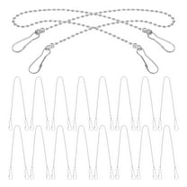 BESTOYARD 24Pcs Link Chain Decor with Hooks for Hanging Lanterns and Flower Pots