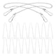 thumbnail image 5 of 24 cadenas colgantes para plantas de jardín, cadenas de metal, vallas publicitarias, suministros con ganchos., 5 of 5