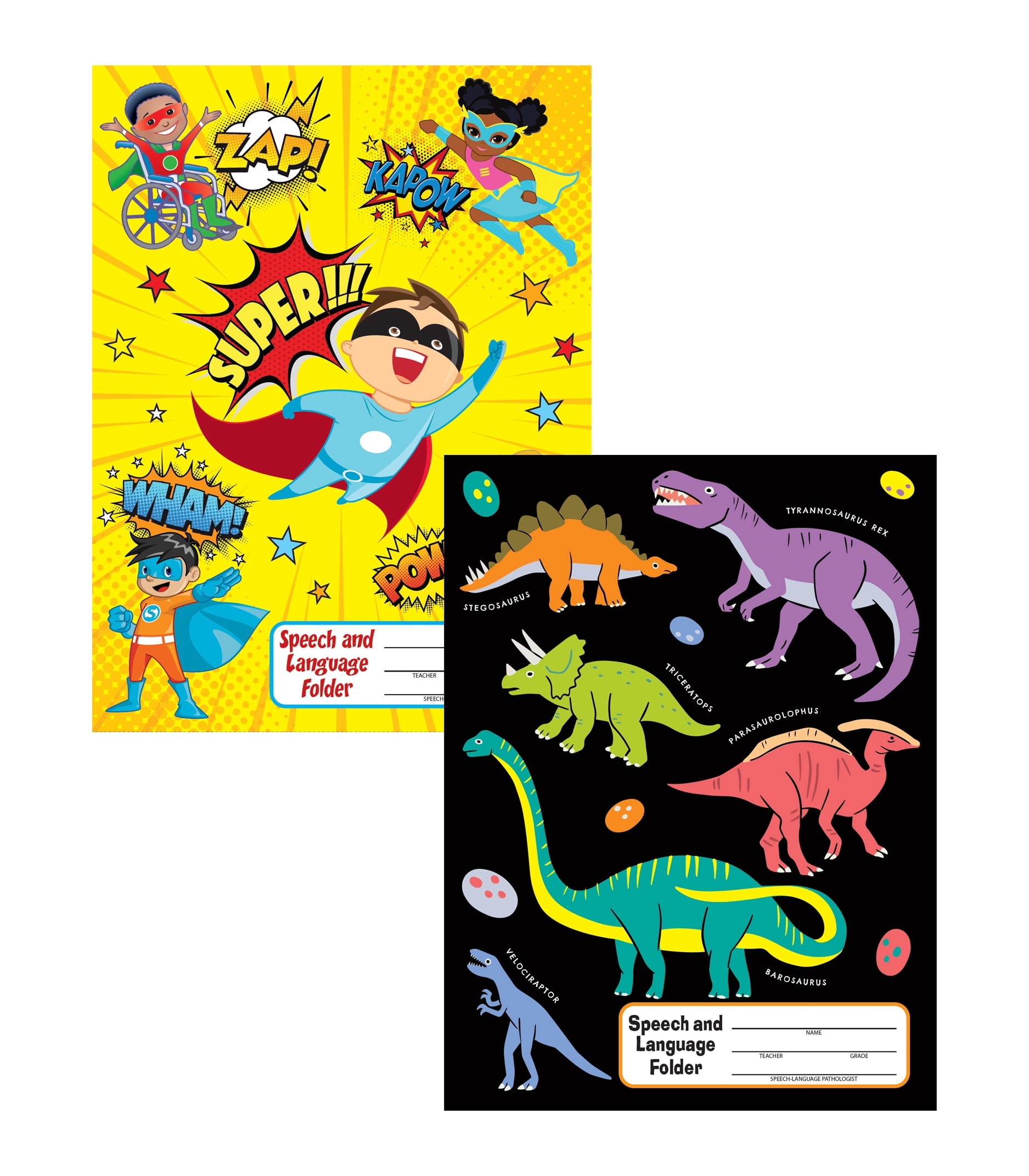 Super Duper Publications 20 Speech and Language Homework Folders