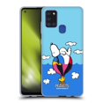 thumbnail image 1 of Head Case Designs Officially Licensed Peanuts Halfs And Laughs Snoopy & Woodstock Balloon Soft Gel Case Compatible with Samsung Galaxy A21s (2020), 1 of 7