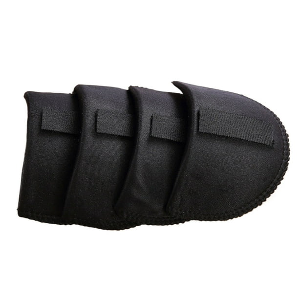 Minnieouse Hombreras de ropa suaves y cómodas de poliéster, 4 Uds., aplicaciones amplias, hombrera de esponja Accesorios de disfraces Negro