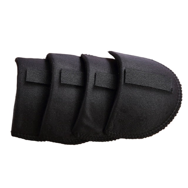 Minnieouse Hombreras de ropa suaves y cómodas de poliéster, 4 Uds., aplicaciones amplias, hombrera de esponja Accesorios de disfraces Negro