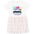 thumbnail image 3 of Inktastic I'm Just Here for the Sweets with Spun Sugar Candy Girls Toddler Dress, 3 of 5