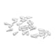 thumbnail image 4 of 30 piezas Colgante de perla Resalte Colgante de perla en forma de gota Accesorios para el cabello DIY Zapatos Bolso Accesorios para pendientes 7x18 mm Forma de pera blanca perla, 4 of 10