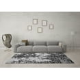 thumbnail image 3 of Ahgly Company Indoor Rectangle Abstract Gray Modern Area Rugs, 7' x 10', 3 of 4