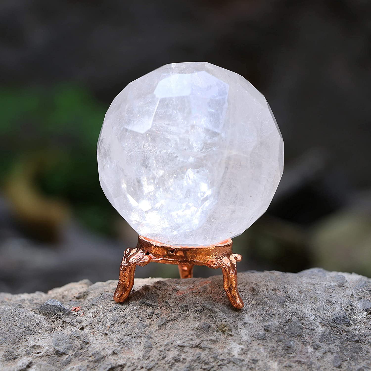 Clear Quartz Crystal Egg Oval Gemstone for Aura Cleansing Crystal 40 to 45 MM 