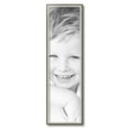 thumbnail image 2 of ArtToFrames 9" x 32" Silver with Stained Grey Picture Frame, 9x32 inch Silver Wood Poster Frame (WOM-4767), 2 of 7