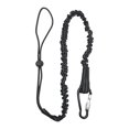 thumbnail image 4 of Cordón de seguridad con mosquetón, herramienta, elástico, protección contra caídas, extremo de bucle ajustable, construcción reflectante, correa hecha Negro, 4 of 9